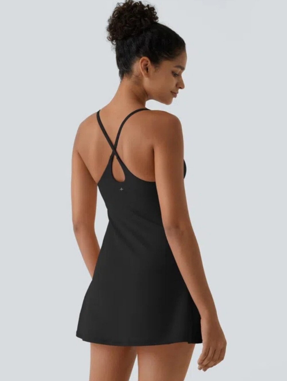 Halara SoftlyZero Backless Active Dress-Easy Peezy - Picture 3 of 10